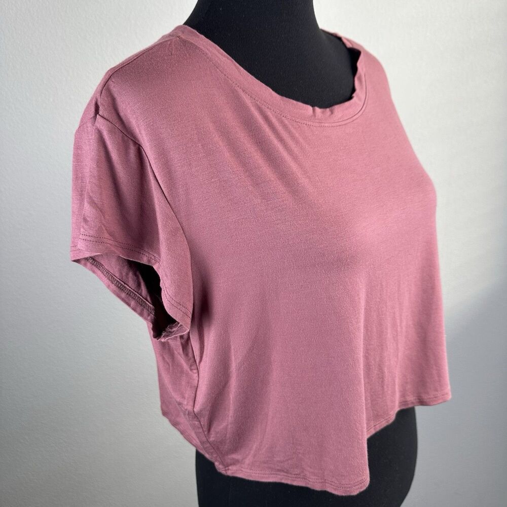 Free People Intimately Bundle Of 2 Casual Crop Tee & Striped Tank Both Womens XL - Picture 7 of 16